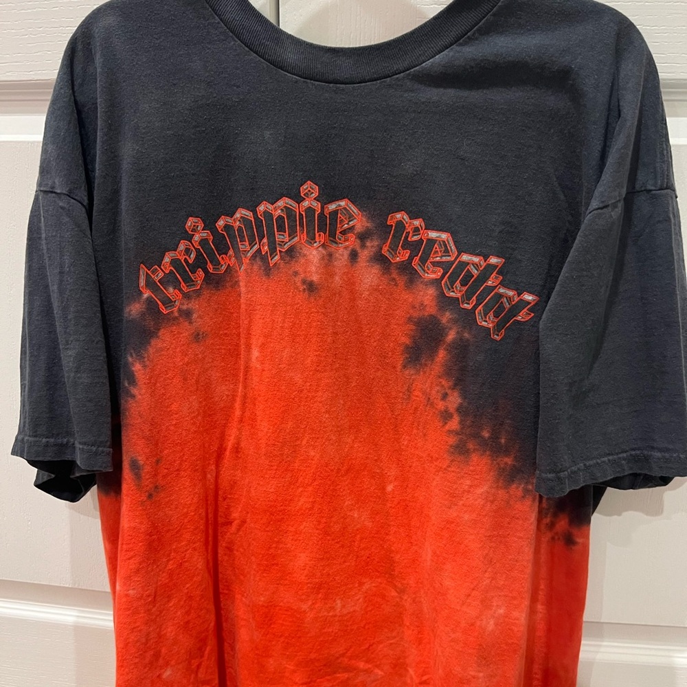 trippie red graphic tee black/red fade large